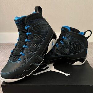 Air Jordan Retro 9 Black Photo Blue